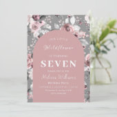 ワイルドフラワー7誕生日 招待状 (スタンド正面)