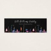 ワイルドフラワー・イヤリングバスケスタッド表示カード (正面)