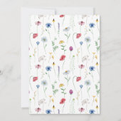 ワイルドフラワー イースター ブランチ ご招待 招待状 (裏面)