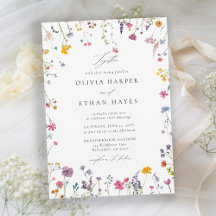 ワイルドフラワー・ウィムジー・ウォーターカラー・エレガント・シックな結婚式