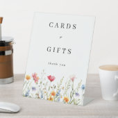 ワイルドフラワー ウェディングカードとギフト 台座サイン (インサイチュ)