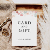 ワイルドフラワー ウェディング カードとギフト サイン 招待状