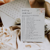 ワイルドフラワー ウェディング シューズ ゲーム テンプレート, 招待状