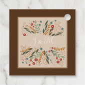 ワイルドフラワー ウェディング フラワー エレガント ファン インスピリビティ フェイバータグ (裏面)