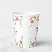 ワイルドフラワー ウェディング ペーパーカップ (右)