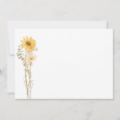 ワイルドフラワー ウェディング 感謝 (裏面)