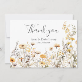 ワイルドフラワー ウェディング 感謝