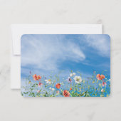 ワイルドフラワー ウェディング RSVP (裏面)