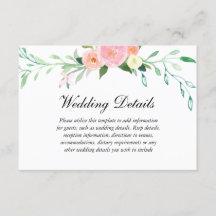 ワイルドフラワー・ウォーターカラー結婚式の披露宴の詳細