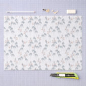 ワイルドフラワー・ウォーターカラー・ティッシュペーパー 薄葉紙 (クラフト)