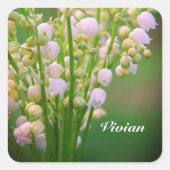 ワイルドフラワー オーダーメイド スクエアシール (正面)