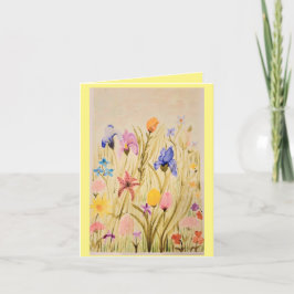 ワイルドフラワー グリーティングカード