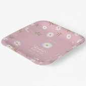 ワイルドフラワー グリーン 植物 ガーデン ブライダルシャワー ペーパープレート (傾斜あり)