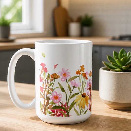 ワイルドフラワー コーヒーマグ コーヒーマグカップ