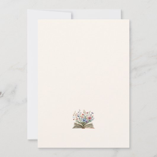 ワイルドフラワー ストーリーブック 第1章 誕生日 招待状 (裏面)