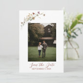 ワイルドフラワー セーブ・ザ・デートカード セーブザデート (スタンド正面)