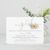 ワイルドフラワー ソリッド グリーン シャワーブック 招待状 (スタンド正面)