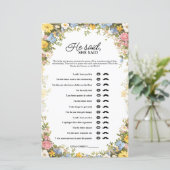 ワイルドフラワー ティーパーティー 彼が言った 彼女が言った 結婚式前ゲーム (スタンド正面)