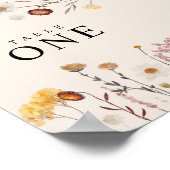 ワイルドフラワー テーブルナンバー ポスター (角)