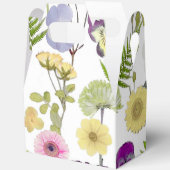 ワイルドフラワー テーマのパーティーファボリーボックス フェイバーボックス (見開き)