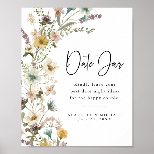 ワイルドフラワー デートジャー ポスター (正面)