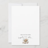 ワイルドフラワー ニュー チャプター ブック ブライズシャワー 招待状 (裏面)