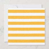 ワイルドフラワー&ハニービーフローラオンライン赤ちゃんシャワー 招待状 (裏面)