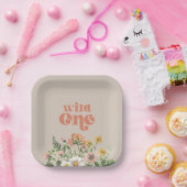 ワイルドフラワー パーティー ペーパープレート (パーティー)