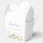 ワイルドフラワー フィールド ブライダル シャワー フェイバーボックス (オープン)