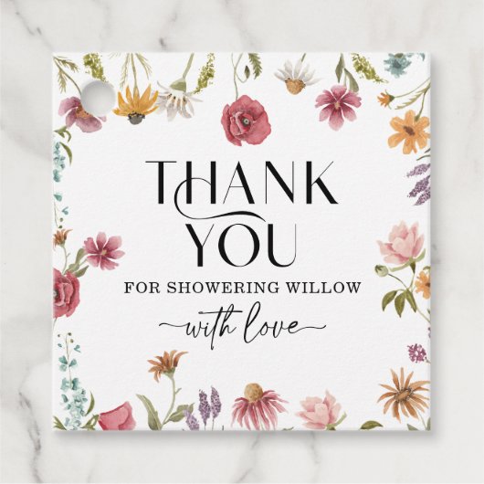 ワイルドフラワー フィールド ボヘミアン フェイバータグ (正面)