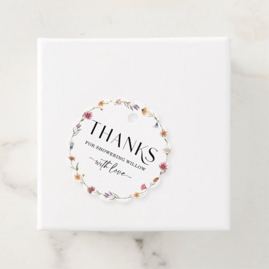 ワイルドフラワー フィールド ボーホー ギフトタグ フェイバータグ (インサイチュ)