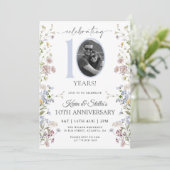 ワイルドフラワー フォト 10周年 招待状 (スタンド正面)