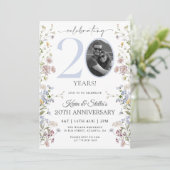 ワイルドフラワー フォト 20周年記念 招待状 (スタンド正面)