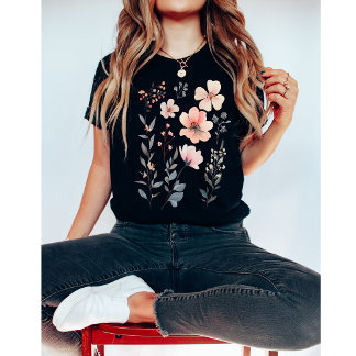 ワイルドフラワー・フローラル・キュート Tシャツ