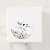 ワイルドフラワー フローラル | ブライダルシャワーのお礼 フェイバータグ (インサイチュ)