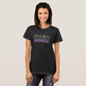 ワイルドフラワー フローラル AUDREE 名前 母の日 W Tシャツ (正面フル)