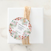 ワイルドフラワー ブライダルシャワーのお礼 フェイバータグ (インサイチュ)