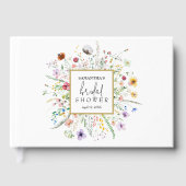 ワイルドフラワー ブライダルシャワーのゲストブック ゲストブック (正面)