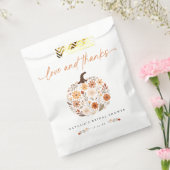 ワイルドフラワー ブライダルシャワーフェイバーバッグ フェイバーバッグ (封をした状態)