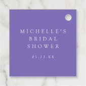 ワイルドフラワー ブライダルシャワー フェイバータグ (裏面)