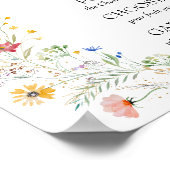 ワイルドフラワー ブライダルシャワー ミモザバー ポスター (角)