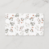 ワイルドフラワー ブライダルシャワー レシピリクエスト エンクロージャーカード (裏面)