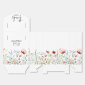 ワイルドフラワー ブライダルシャワー 大型テント フェイバーボックス (見開き)