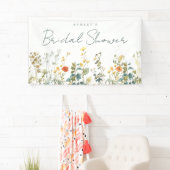 ワイルドフラワー ブライダルシャワー 横断幕 (インサイチュ)