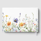 ワイルドフラワー ブライダル シャワー ゲストブック (裏面)