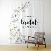 ワイルドフラワー ブライダル シャワー バックドロップ デコ タペストリー (インサイチュ)