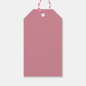 ワイルドフラワー ブライダル シャワー 水彩 春のギフト ギフトタグ (裏面)