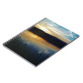 ワイルドフラワー、ブルーサンセット ノートブック (左側)