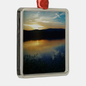 ワイルドフラワー、ブルーサンセット メタルオーナメント (右)