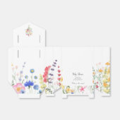 ワイルドフラワー ベビーシャワー お礼 フェイバーボックス (折り畳みなし)